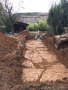 assainissement autonome, lit de drainage
