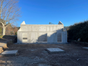 Bâtiment communal-réalisation voile béton -coffrage mobile - Gravières