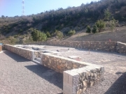 construction mur de soutènement en pierre - Les Vans