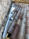 Couloir Zinc en rive de toiture