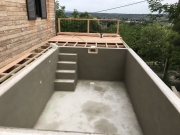 Piscine en cours d'aménagement - laurac