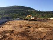 STATION SERVICE U - Début des travaux de terrassement