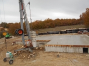 Vogüé -Plancher poutrelles hourdis d'une villa briques